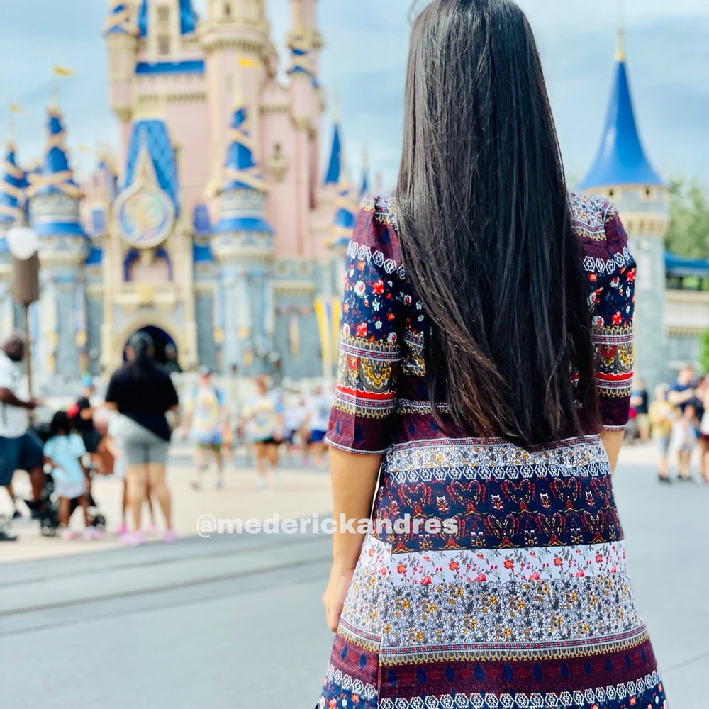 NWT bohemian print maxi dress boho party cocktail - Picture 2 of 16